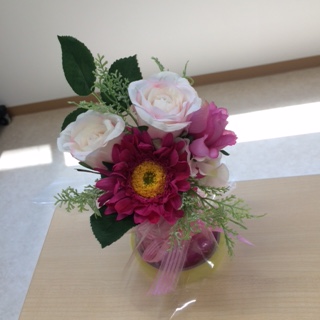 160608　サロン元気　アートフラワー 　完成.JPG