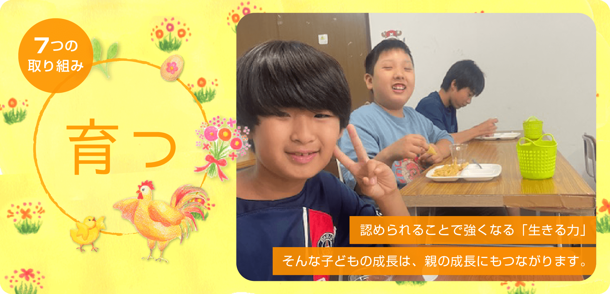 7つの取り組み「育つ」