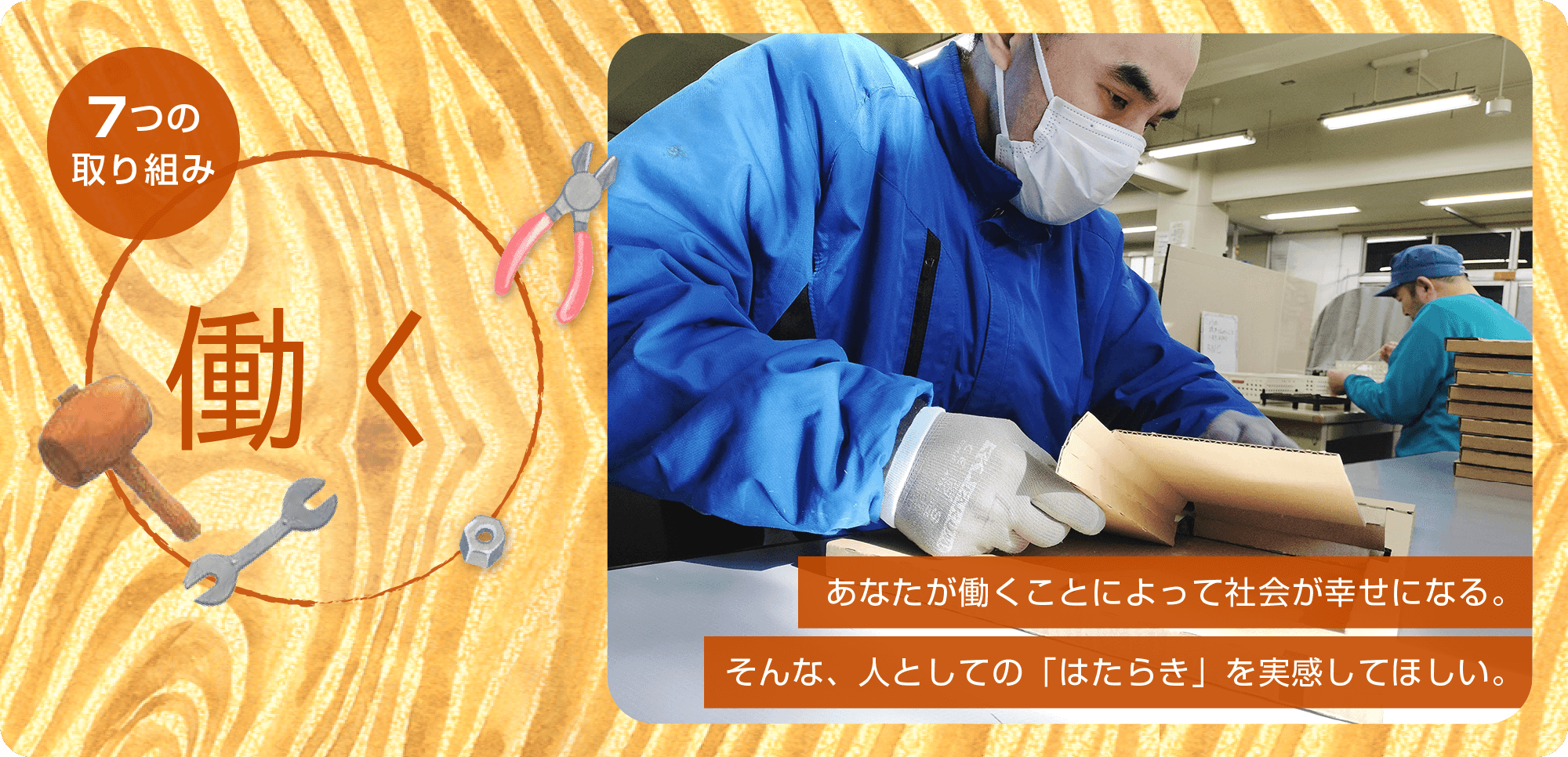 7つの取り組み「働く」