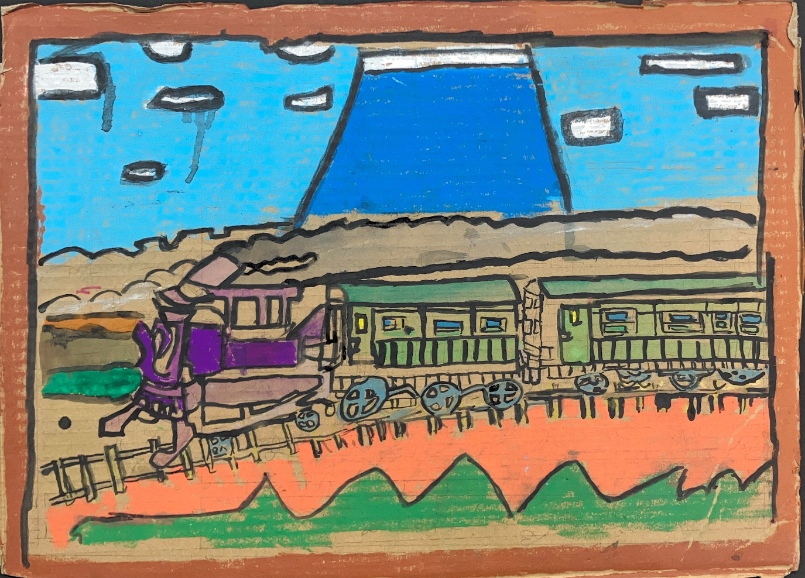 ★わ　渡貫智成　□段ボール　2024　今は山中～♪　■藤沢市展　秀作賞受賞.png